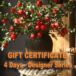 4 Days – Designer Series gift certificate